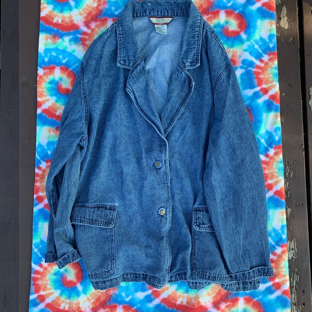 Vintage Denim Grunge Jacket